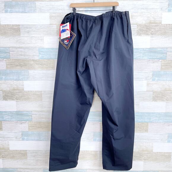 Blauer Gore-Tex Featherweight Shell Rain Pants Black Mens 2XL XLNG 44x34 - Picture 5 of 8